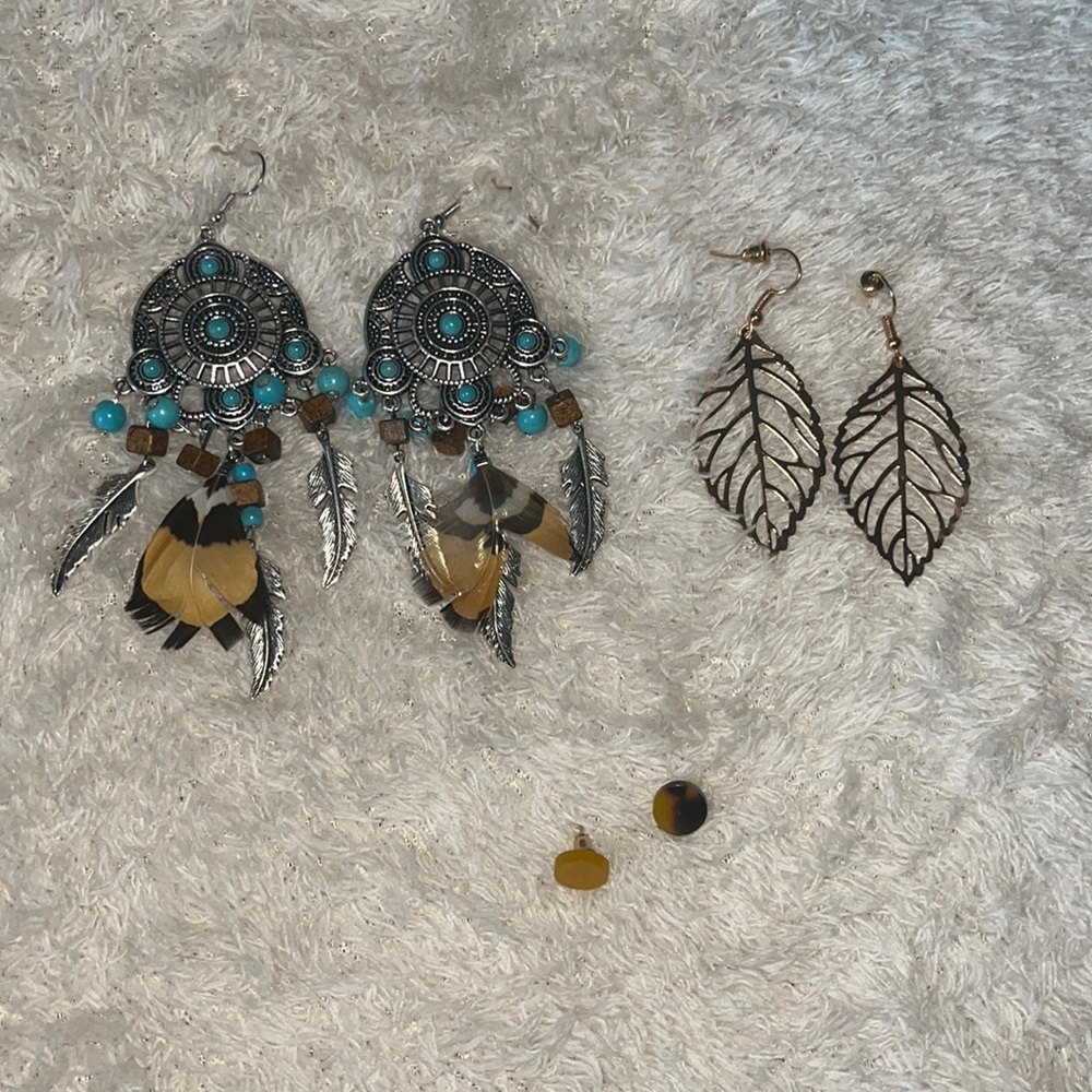 set of earrings